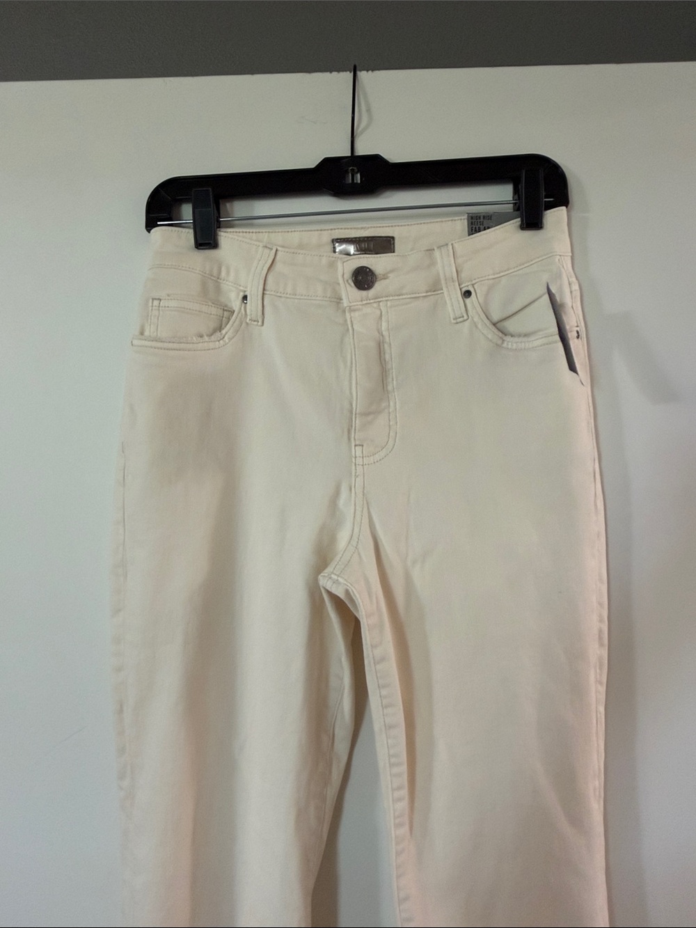 Kut from the Kloth Off-White Straight-Leg Jeans - Picture 4 of 10